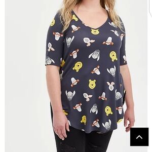 🆕🍯 DISNEY WINNIE THE POOH FAVORITE TUNIC - GREY🍯